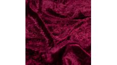 Velour De Pannes Uni - Aubergine