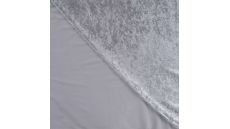 Velour De Pannes Uni - Mid Grey