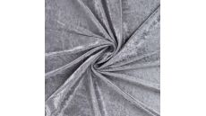 Velour De Pannes Uni - Mid Grey