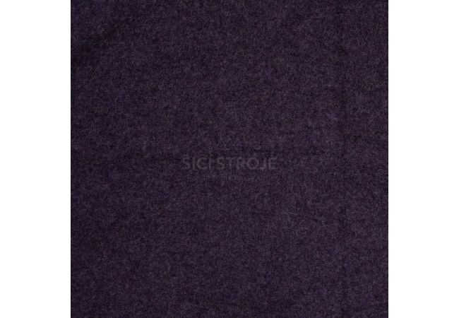100% Wool Boiled - Purple Melange