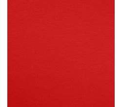 Jednobarevný bavlněný úplet s elastanem - red