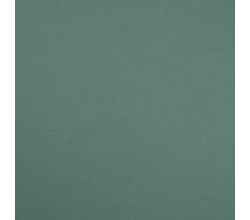 Jednobarevný bavlněný úplet s elastanem - dark dusty mint