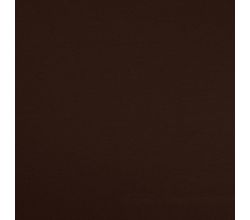Jednobarevný bavlněný úplet s elastanem - dark brown