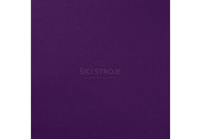 French terry počesaná - purple