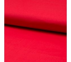 Cotton Poplin Stretch, Red