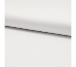 Cotton Poplin Stretch, White