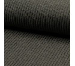 Heavy Rib Cuff, Dark Grey Melange