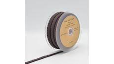 Pruženka lemovací ozdobná, 20 mm - tmavě hnědá