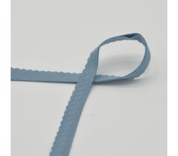 Pruženka lemovací ozdobná, 20 mm - denim