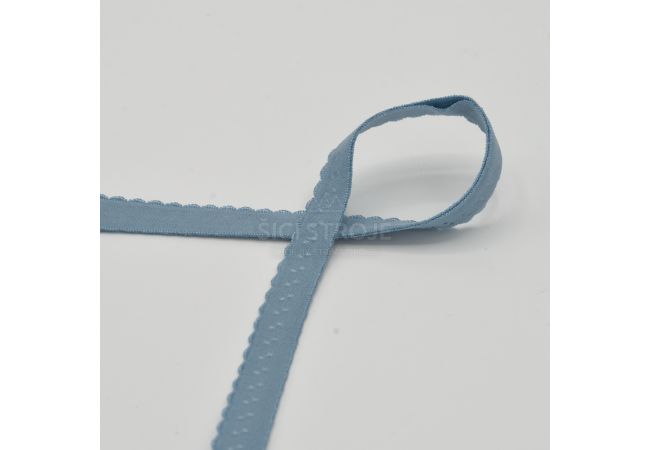 Pruženka lemovací ozdobná, 20 mm - denim