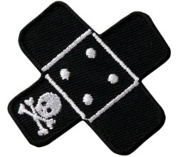 Nažehlovačka Pirátská záplata 5 x 5 cm Monoquick