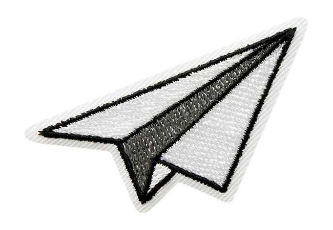 Nažehlovačka Origami vlaštovka 3,3 x 3,8 cm Monoquick