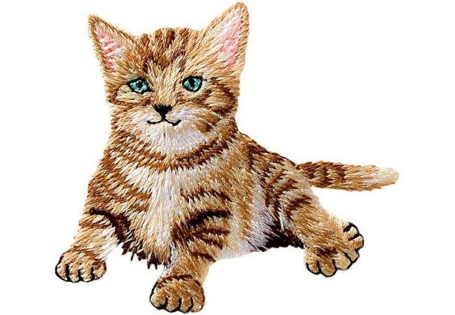 Nažehlovačka Mourovatá kočička 6 x 5,5 cm Monoquick