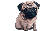 Nažehlovačka Pejsek Mops 5,1 x 4 cm Monoquick