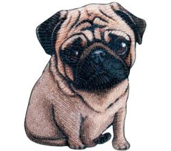 Nažehlovačka Pejsek Mops 5,1 x 4 cm Monoquick