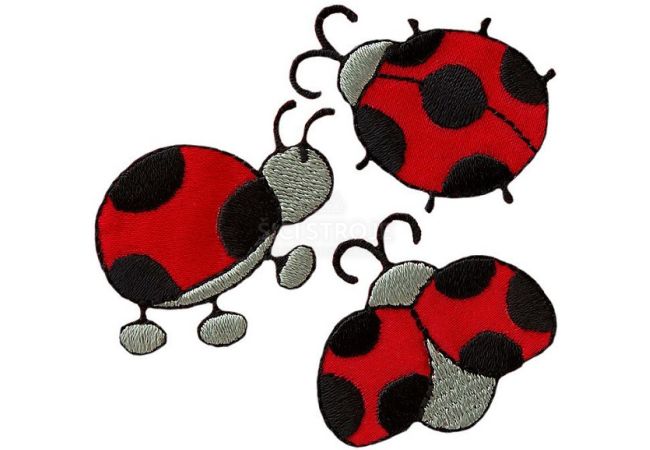 Nažehlovačka Berušky 4,5 x 3 cm a 3,5 x 3 cm Monoquick