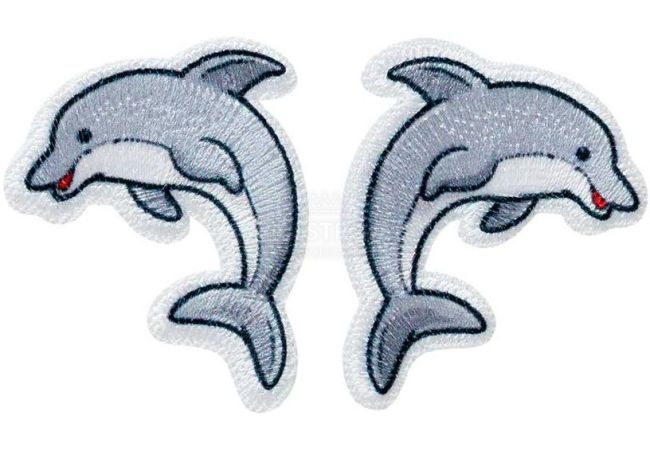 Nažehlovačka Skákající delfíni 4,1 x 3,4 cm Monoquick