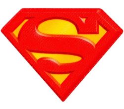 Nažehlovačka Logo Superman 6 x 8 cm Monoquick