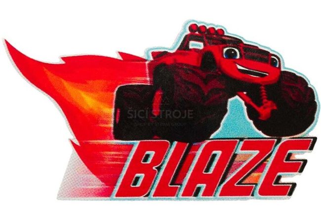 Nažehlovačka Monstertruck Blaze 4,5 x 8 cm Monoquick