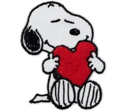 Nažehlovačka Snoopy se srdíčkem 7,5 x 5,5 cm Monoquick