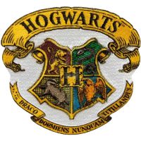 Nažehlovačka Harry Potter Bradavice školní znak 6,3 x 5,7 cm Monoquick