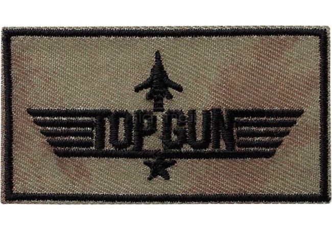 Nažehlovačka Top Gun logo 6,8 x 3,7 cm Monoquick