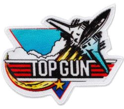 Nažehlovačka Top Gun stíhačka 5,5 x 7 cm Monoquick