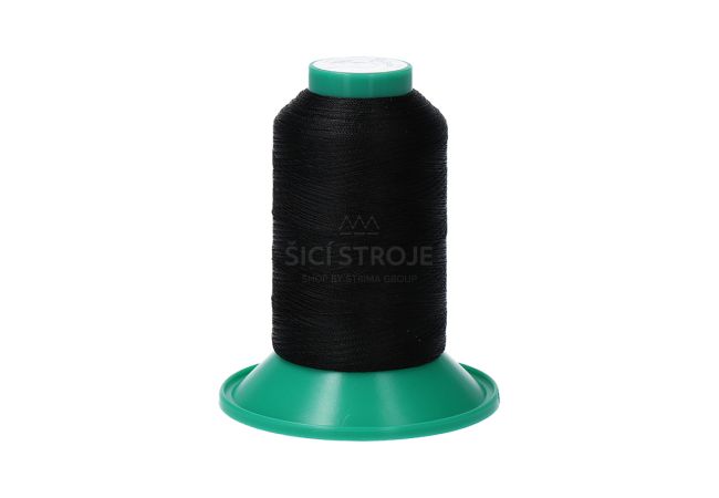 Elastická nit Artyn Flex 120 1500 m - 0799 - černá