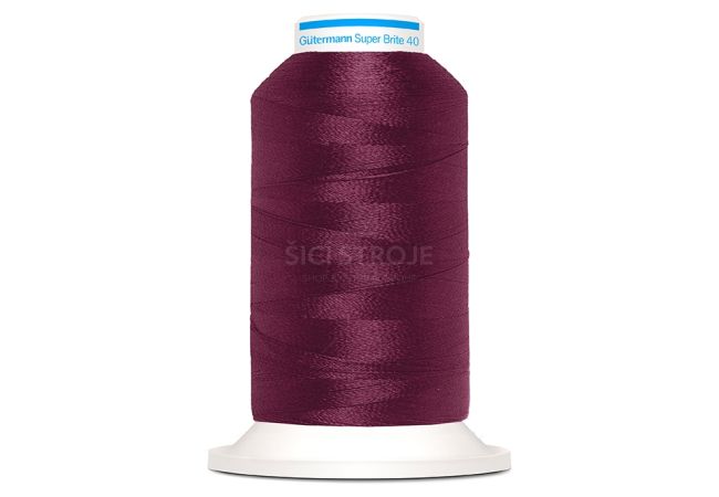 Vyšívací nit Gütermann Super Brite Polyester 40 1000 m - 5676