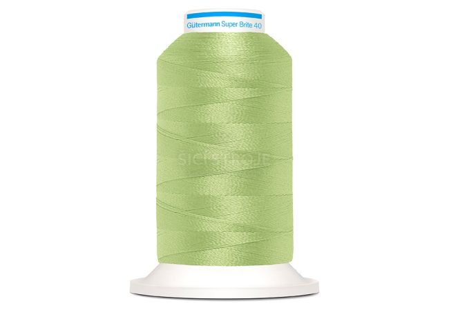 Vyšívací nit Gütermann Super Brite Polyester 40 1000 m - 9108