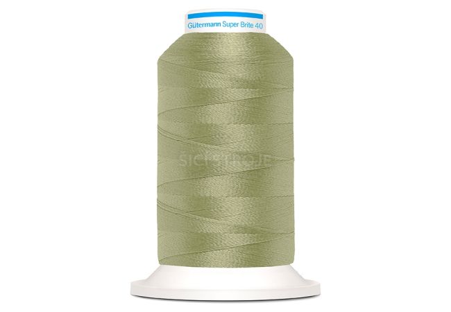 Vyšívací nit Gütermann Super Brite Polyester 40 1000 m - 9121