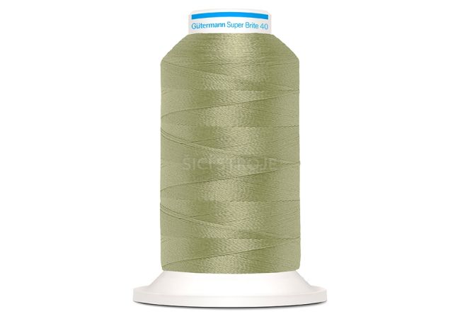 Vyšívací nit Gütermann Super Brite Polyester 40 1000 m - 9121