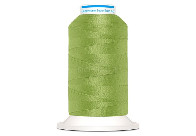 Vyšívací nit Gütermann Super Brite Polyester 40 1000 m - 9150