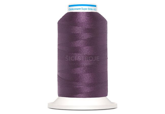 Vyšívací nit Gütermann Super Brite Polyester 40 1000 m - 9162