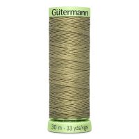 Knoflíková (režná) nit Gütermann 30 m - 258 - khaki