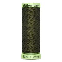 Knoflíková (režná) nit Gütermann 30 m - 531 - tmavá khaki