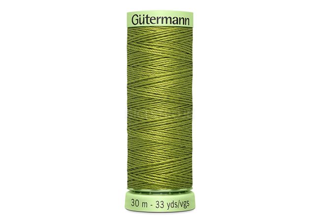 Knoflíková (režná) nit Gütermann 30 m - 582 - olivová