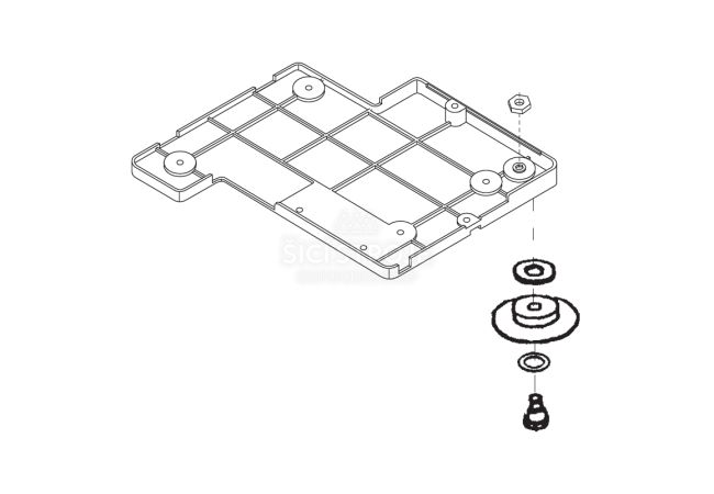 Základna komplet 794628105 JANOME