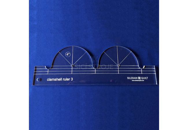 Šablona Clamshell Ruler No 3