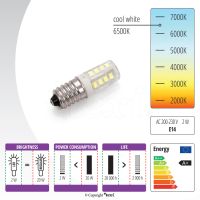 Žárovka LED 230V, 2W pro šicí stroje se závitem