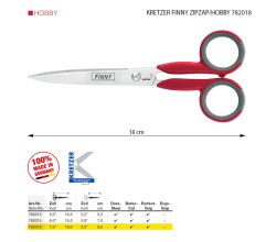 Nůžky KRETZER FINNY ZIPZAP/HOBBY 782018