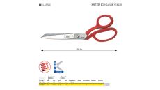Nůžky s mikrozoubky KRETZER ECO CLASSIC 914020