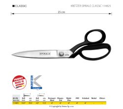 Krejčovské nůžky KRETZER SPIRALE CLASSIC 114825