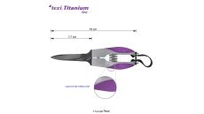 Řemeslnické nůžky / dlaňovky TEXI TITANIUM Ti613