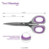 Titanové nůžky TEXI TITANIUM Ti700