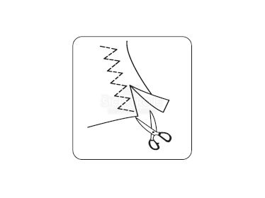 Elastický klikatý zig-zag steh (trikotový steh)