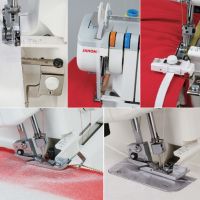 Sada 5 patek pro overlock Janome 204D, 990D, 744D