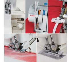 Sada 5 patek pro overlock Janome 204D, 990D, 744D