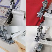 Sada 4 patek pro overlock Janome 204D, 990D, 744D