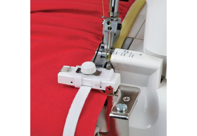 Vodič pro všívání a řasení gumy (3,5 - 8 mm) pro overlock Janome AT2000D